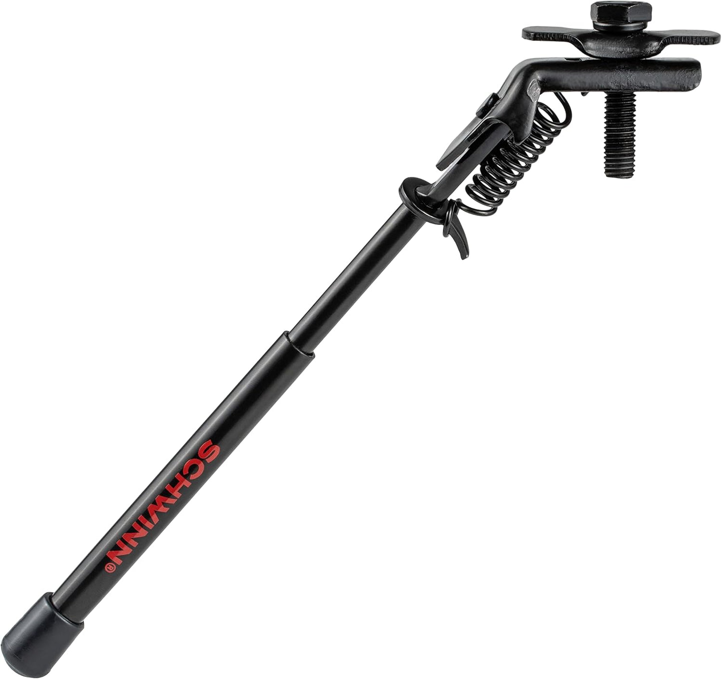 Schwinn Center or Rear Mounted Kickstand for Adult and Kids Bike, Lightweight, Convenient for Upright Storage, Bicycle Parts and Accessories, Perfect for Bikes Without Factory Mounting Plate