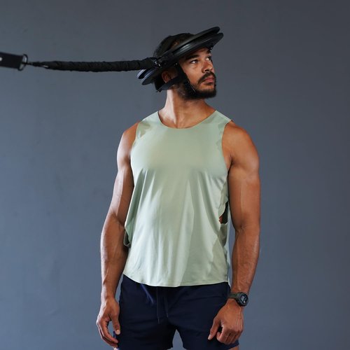 Iron Neck Resistance Band, Durable Exercise Band with Steel Carabiners for Neck Training, Strength Workouts, Stretching, and Rehab (Strength Kit)