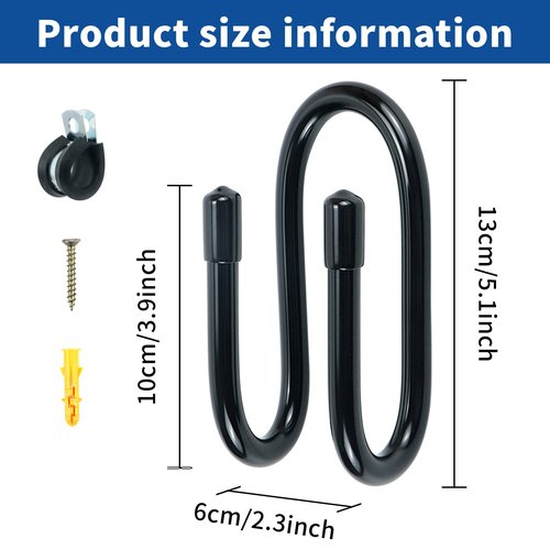 Bow Hanger Display Flexible Archery Rack Bow Wall Mount Holder Wall Hook Stand for Your Bow, Rubber Protection and No Scratches