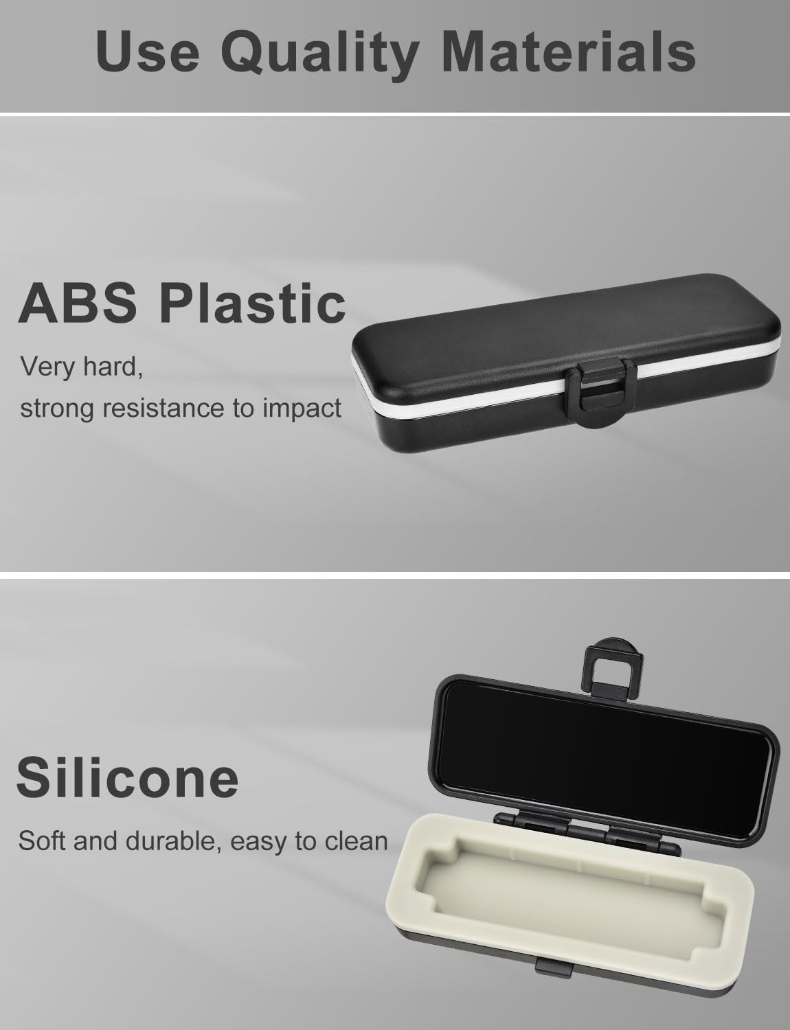 Lamborsafe Hard Carrying Case Only for Kardia Mobile 6L & 6L MAX, KardiaMobile 6-Lead EKG Heart Monitor Case, Keep Clean and Protected (Black)