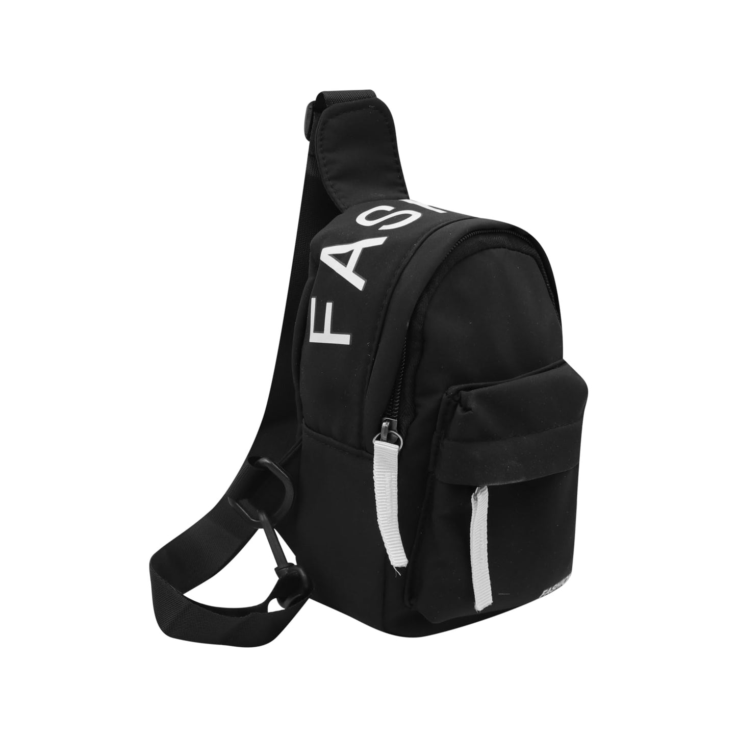 Fashion Chest Sling Bag for Little Boys Kids Mini Canvas Crossbody Bag Casual Phone Chest Bag for Sport Travelling Hiking