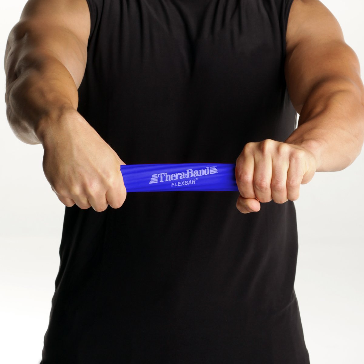 THERABAND FlexBar, Tennis Elbow Therapy Bar, Relieve Tendonitis Pain & Improve Grip Strength, Resistance Bar for Golfers Elbow & Tendinitis, Red, Light, Beginner