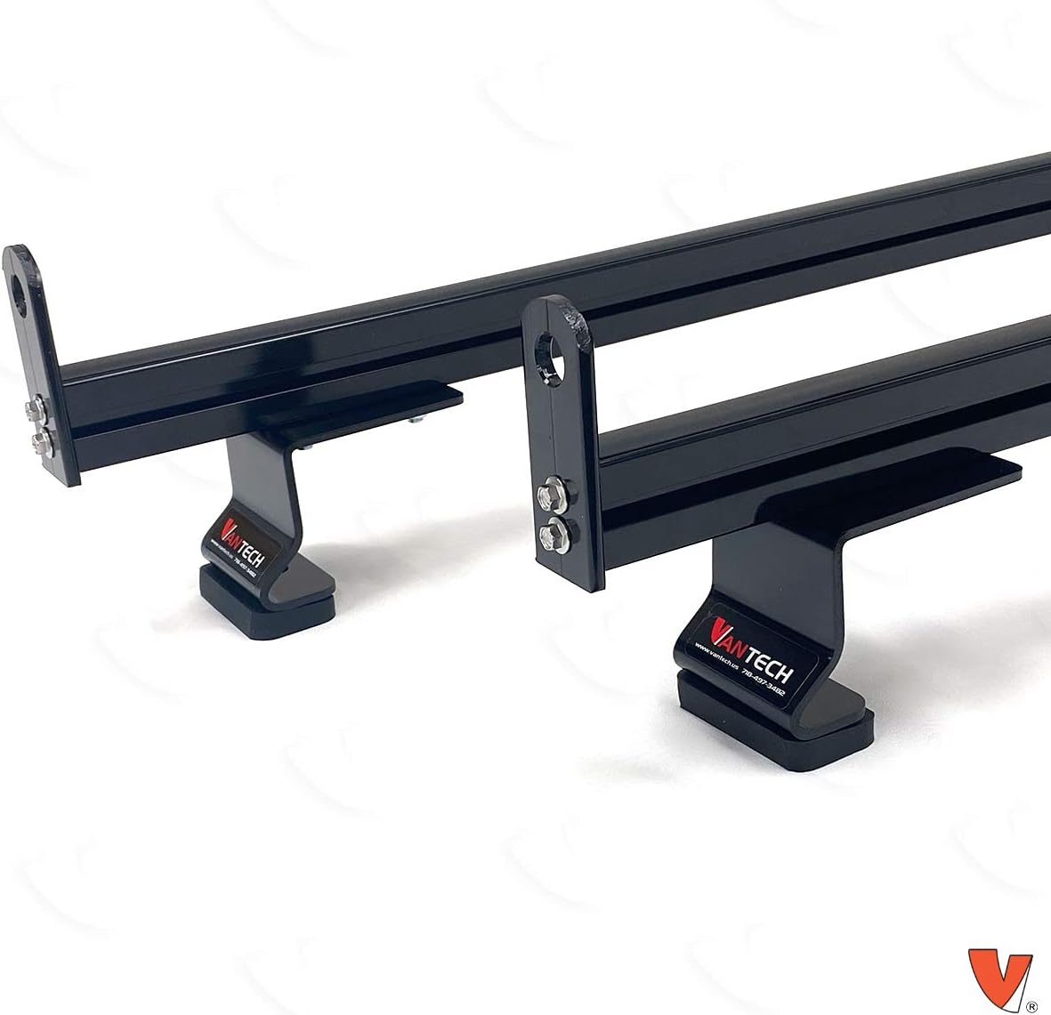 2 Bar Rack System for The Transit Connect 2014-On Black