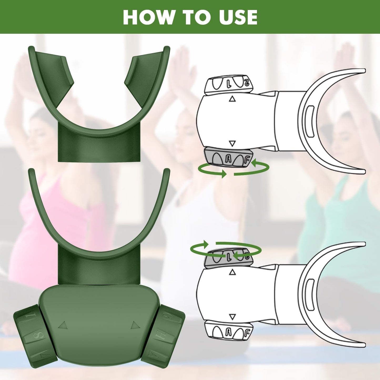 funotes Breathing Exercise Device, Compact Guided Portable Breathing Trainer, Excellent for Sports, Performers, Singers, Hikers, Yoga, Mountain Climbers