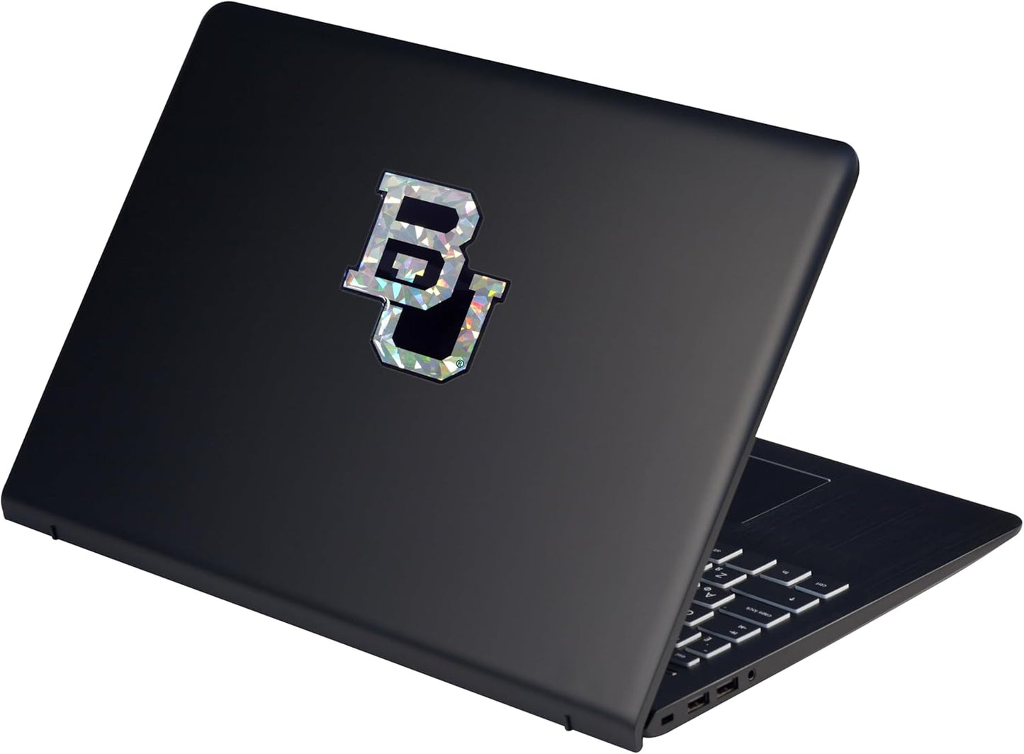 Elektroplate Offically Licensed Baylor Bears BU Green and Gold Reflective Decal | Premium 3D Domed All Weather Sticker for Car, Water Bottle, Laptop, Tablet, Cooler, Toolbox, Phone | Made in The USA
