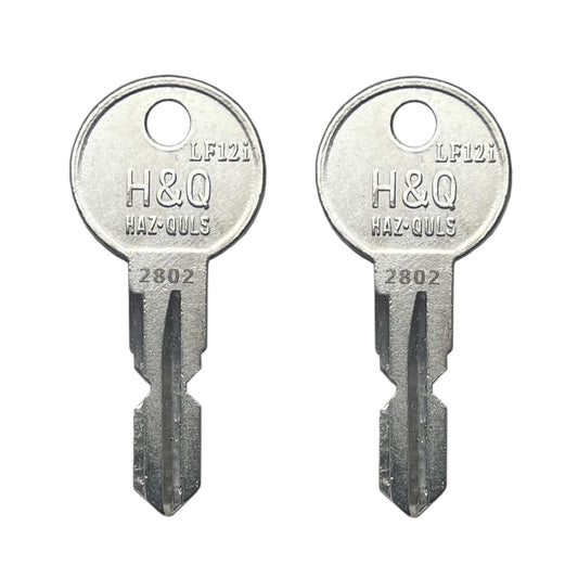 KeyPower Keys (2) for Sears X-Cargo Roof Rack Key Karrite Ski Bike xcargo Carrier Skyline Sportrack XL (2802)