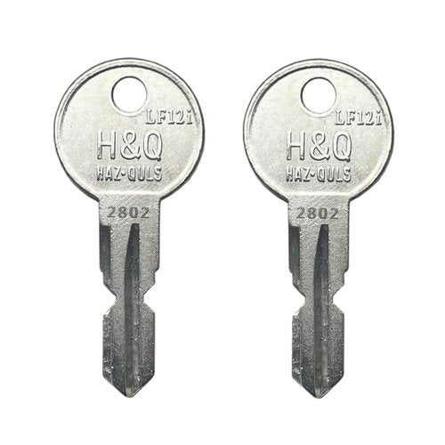 KeyPower Keys (2) for Sears X-Cargo Roof Rack Key Karrite Ski Bike xcargo Carrier Skyline Sportrack XL (2802)