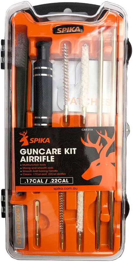 SPIKA Compact Shotgun/Airgun/Rifle & Pistol Cleaning Kit - 12 Gauge