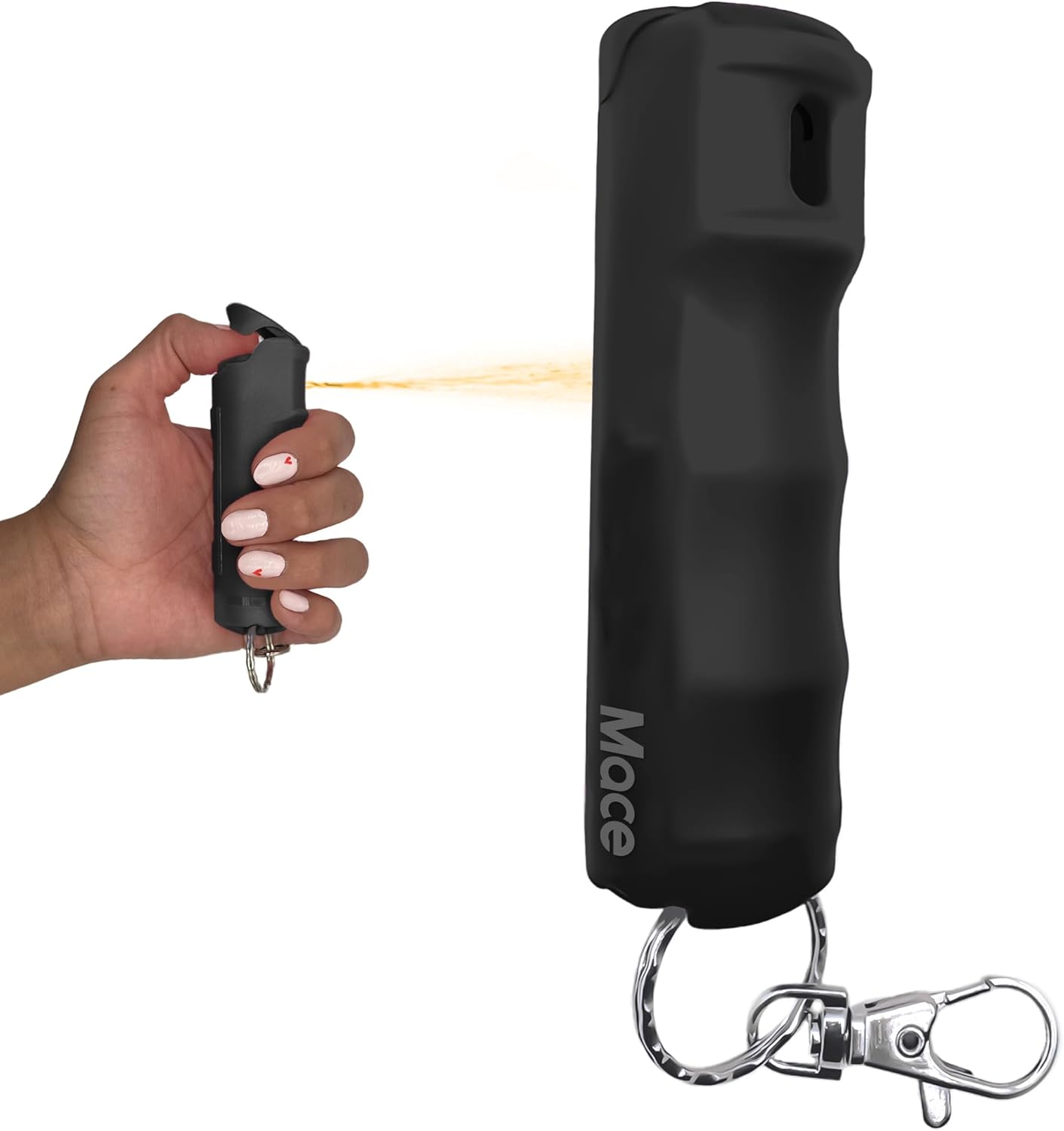 Mace Pepper Spray - Twist Lock & Hardcase Model, Max Strength 10% OC Formula, Long Lasting UV Dye, Self Defense Pepper Spray for Women & Men