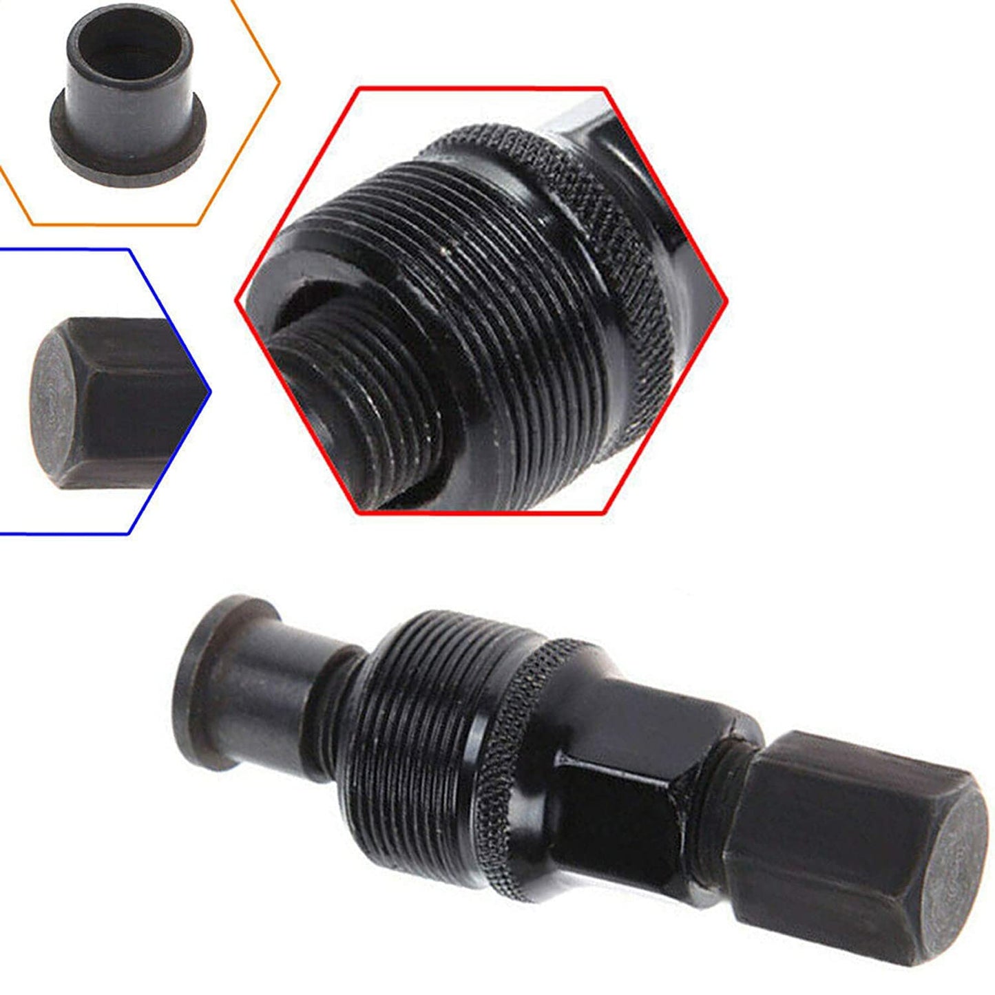 heyous 2pcs Bicycle Crank Puller Remover Crank Puller Cycling Power Pull Tool Repair Maintenance Remover