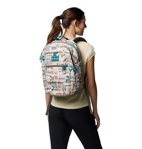 Columbia Unisex Buxton 26L Printed Backpack, Dark Stone Outerbounds, One Size