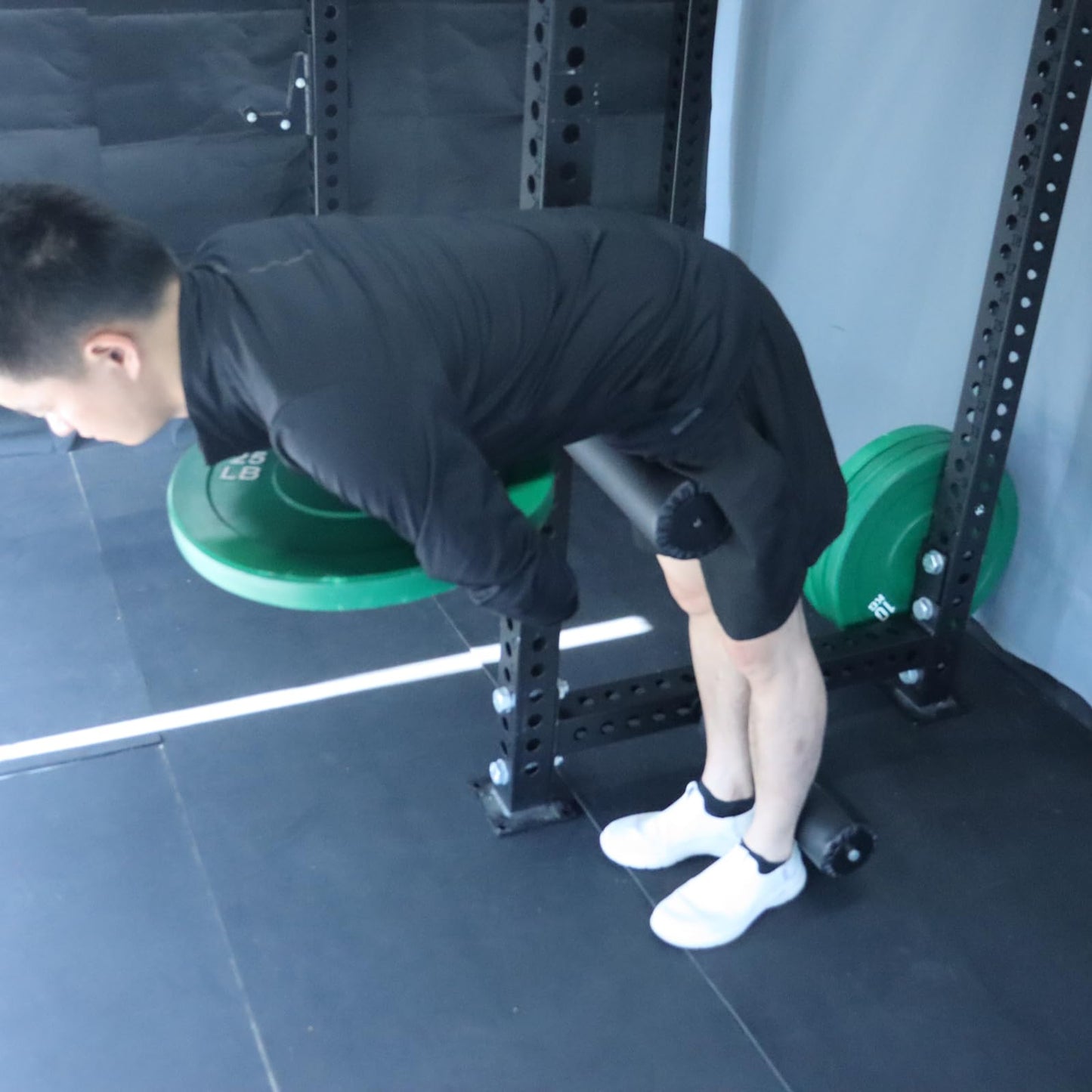 MARLANG Single Leg Squat Roller for Squat Rack Power Rack Attachments Bulgarian Split Squat for Workout Equipment Home Gym Accessories