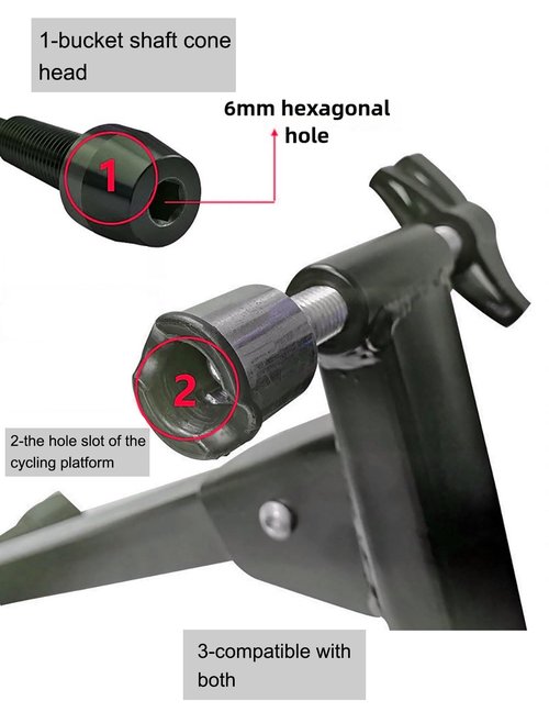 ZLXHDL Bike Resistance Trainer Accessories, M12 x P1.75, Thru Axles for Bike Trainers Length 142mm to 148mm Boost, for M12x142 to M12x148mm Hub, Aluminum Alloy High Strength