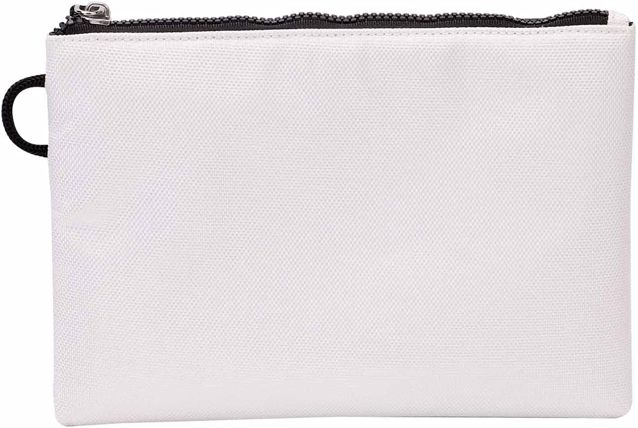 Vaultz Money Bag with Lock - 5 x 7 Inch, Men & Women's Locking Accessories Pouch for Cash, Bank Deposits, Wallet, Medicine, Phone and Credit Cards - BERRY