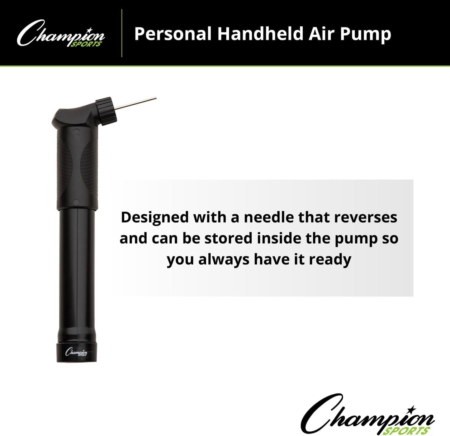 Champion Sports Personal Hand Air Pump