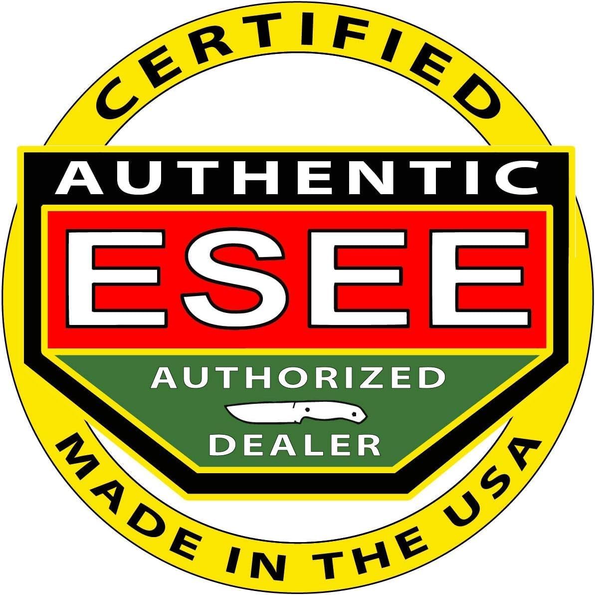 ESEE Izula Knife Handle Scales, Grip Upgrade for Fixed Blade Hunting Knives, Made in USA Camping, Hiking, Survival & Tactical Knife Handle Accessory, Outdoor Gifts for Men (Black G10)