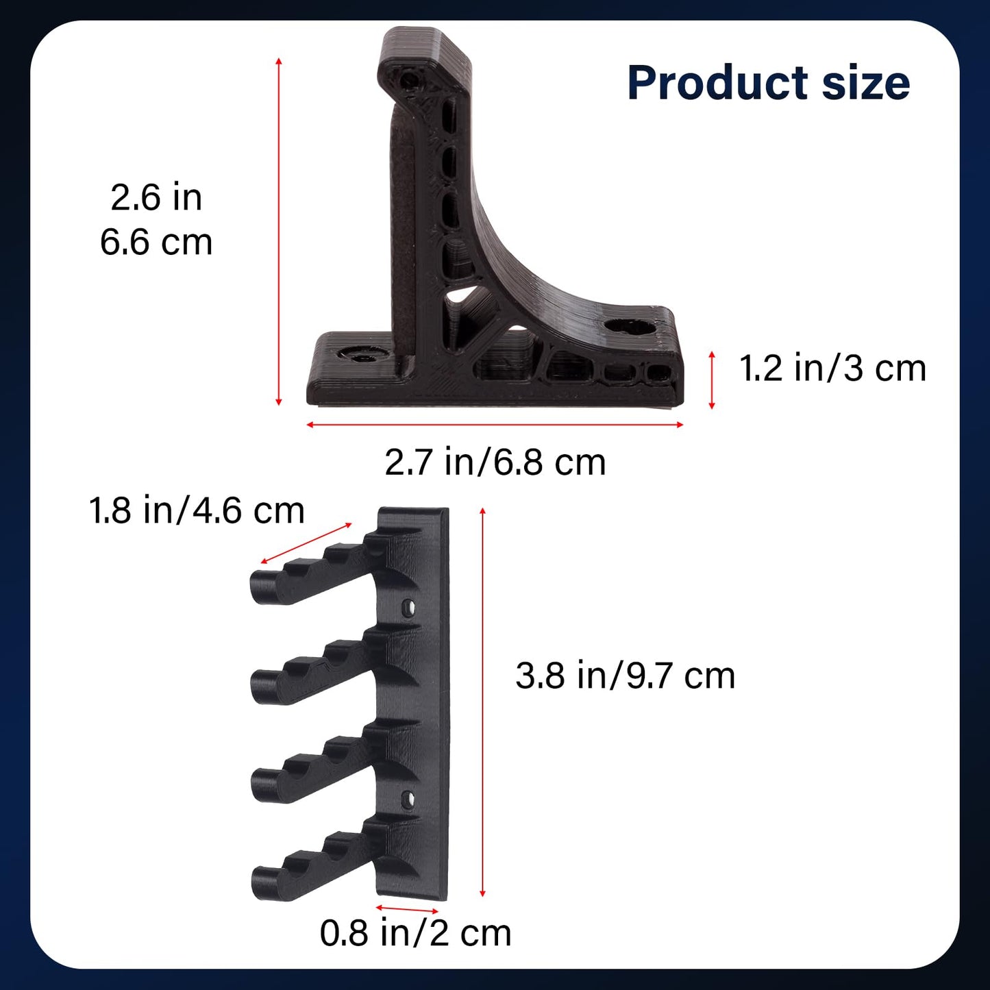 FENJANER Archery Wall-Mounted Bow Rack and Arrow Holder - Bow Wall Mount Storage for Recurve Bow Compound Bow Longbow - 12 Arrows Display Hanger Brackets for Wall in Home (Bow Rack and Arrow Rack)