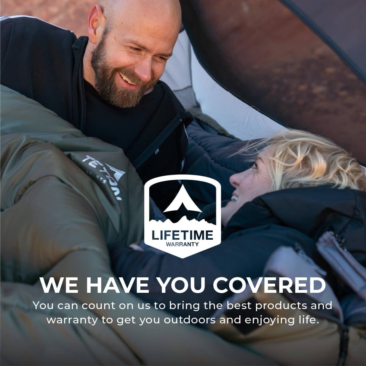 Teton Mammoth Queen Size Double Sleeping Bag- A Warm Bag The Whole Family can Enjoy – Great for Camping, Hunting and Base Camp. Compression Sack Included