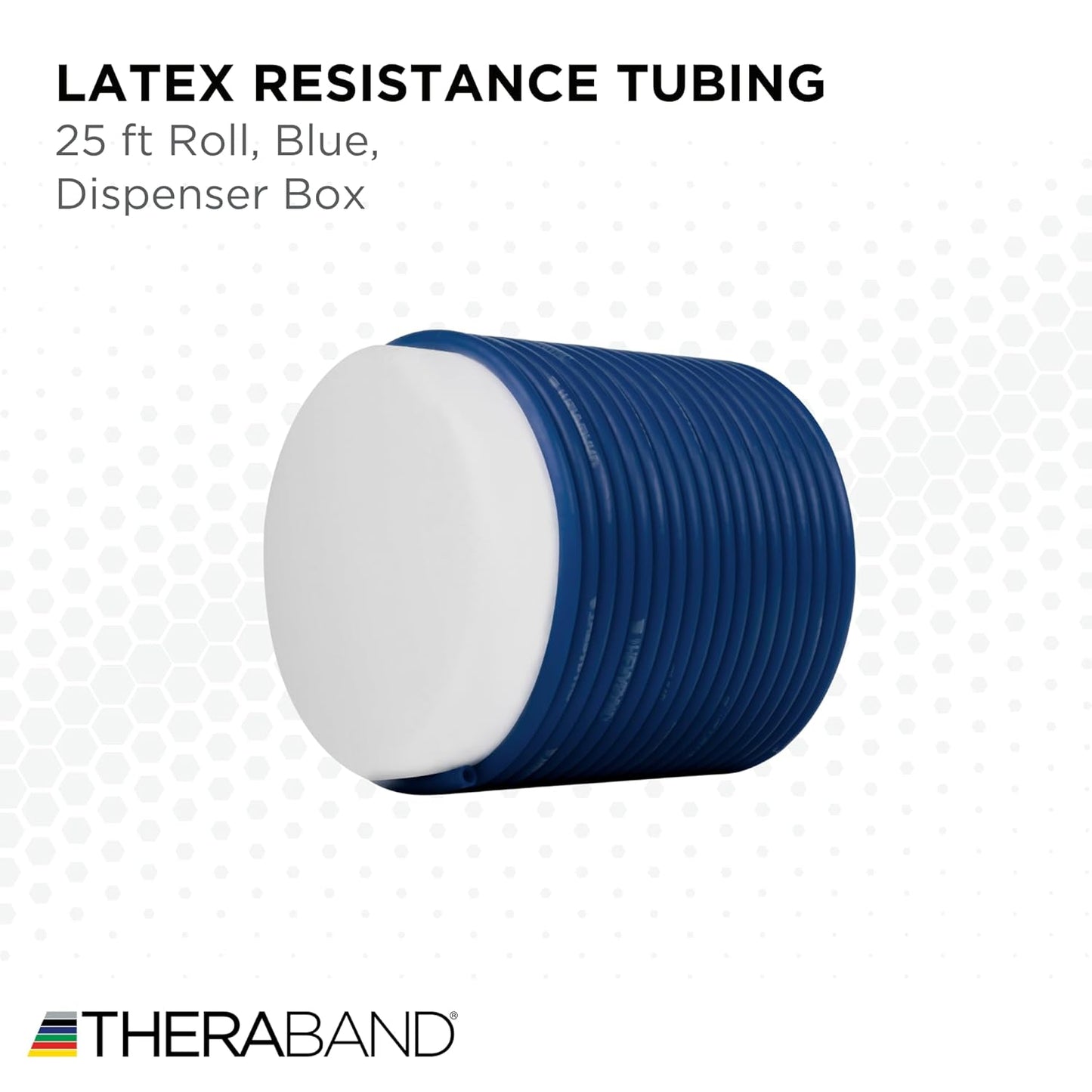 THERABAND Latex Resistance Tubing, Green, Heavy, Level 3, 25 ft Roll, Professional Grade for Upper and Lower Body Workouts, Cut-to-Length, Color-Coded Resistance Levels