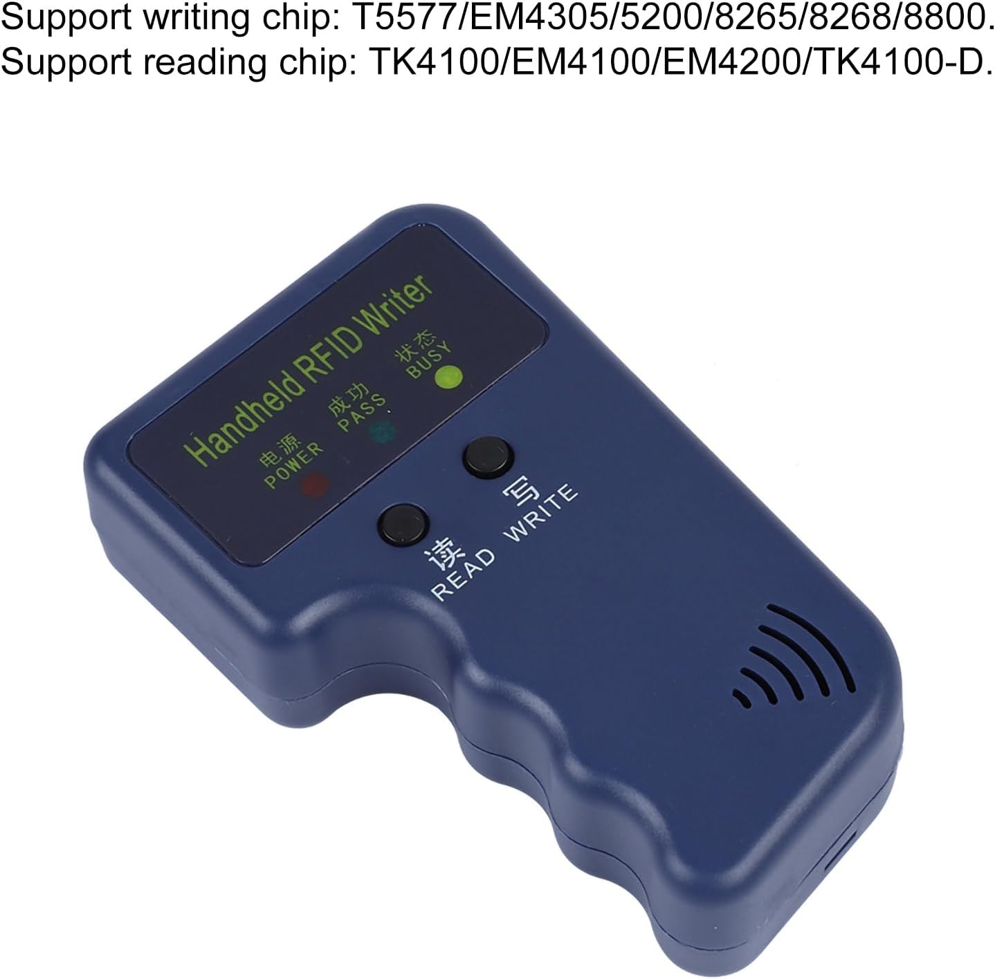 Card Writer Duplicator for 125KHz ID Cards Portable Handheld Device Supports T5577 EM4305 TK4100 Chips No PC Required for Fast Cloning