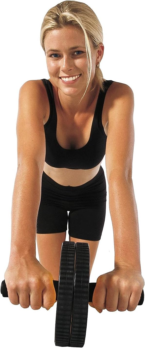 Gofit Black Deluxe Exercise Wheel (GF-DEW)
