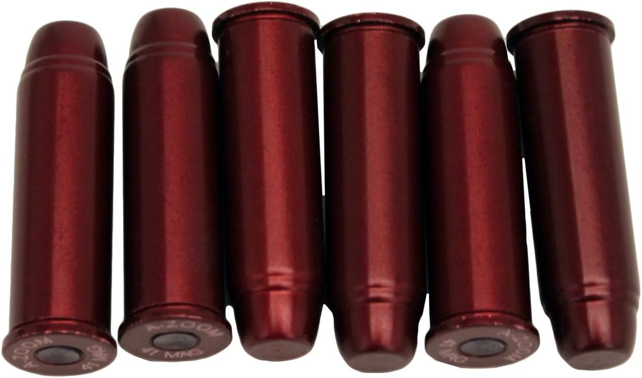 A-Zoom Revolver Metal Snap Caps for 41 Magnum (6-Pack)