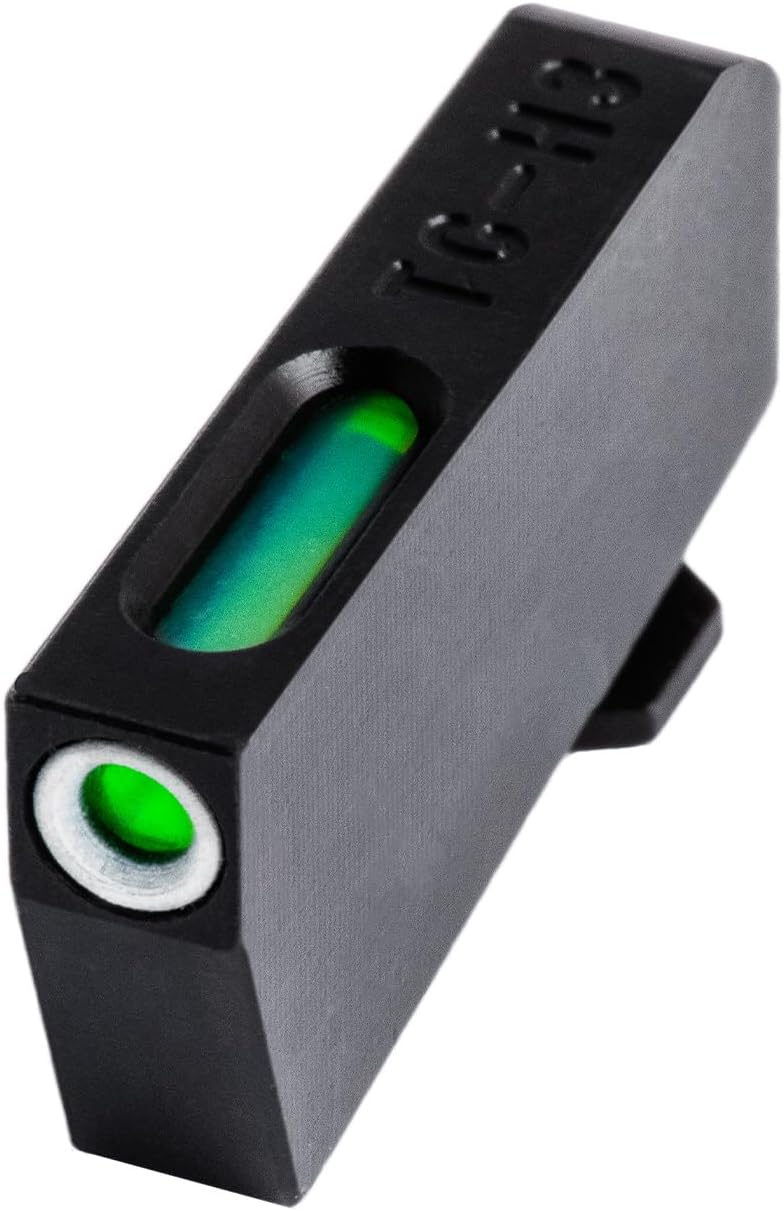 TRUGLO TFX Handgun Sight | Durable Shock-Resistant Compact Brightly Glowing Tritium & Fiber-Optic Xtreme Day/Night Sight for Handguns