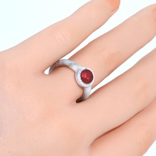 icooci 3/1 Packs Silicone Rings for Women - Silicone Ring Women - Womens Rubber Wedding Rings - Diamond Silicone Wedding Bands Women ,Size 05