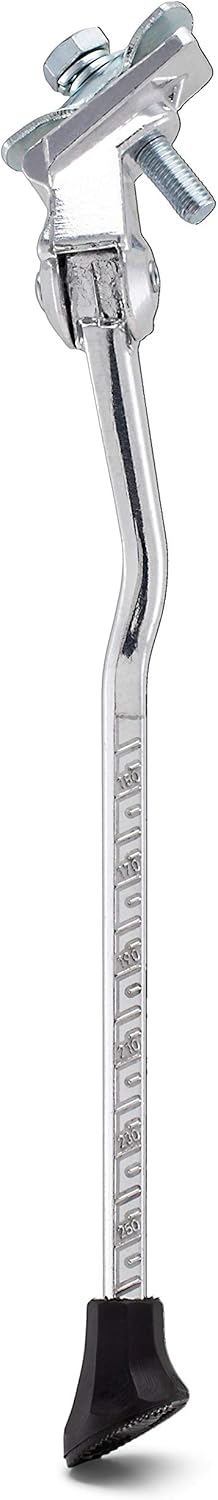 Schwinn Center or Rear Mounted Kickstand for Adult and Kids Bike, Lightweight, Convenient for Upright Storage, Bicycle Parts and Accessories, Perfect for Bikes Without Factory Mounting Plate
