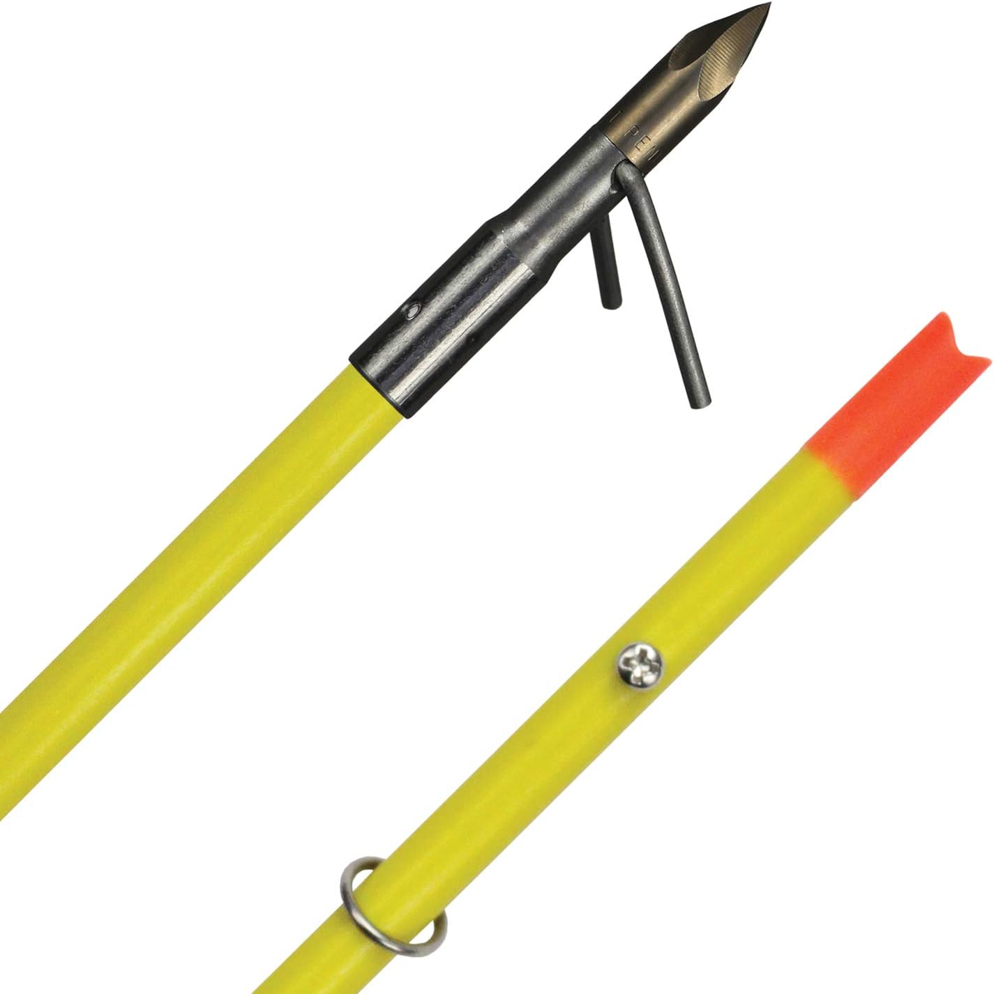 AMS Bowfishing Crossbow Bolt with Chaos Point, Yellow…