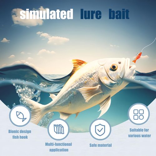 Bionic Swimming Lure, Fishing Lures for Freshwater & Saltwater -Swimbait Fishing Lures for Bass/Trout Glide Bait Fish, 3D Bionic Swimming Bait Swims Like a Real Injured Fish