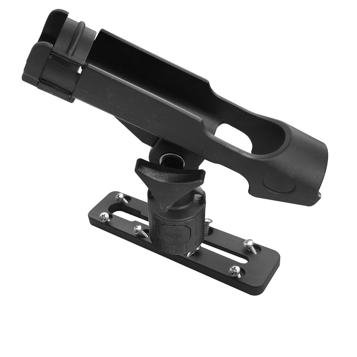 Kayak Fishing Rod Holder , Fishing Boat Rods Holder with T-Shaped Screw, 360° Adjustable Kayak Fishing Pole Holder Mounted Track or Kayak,