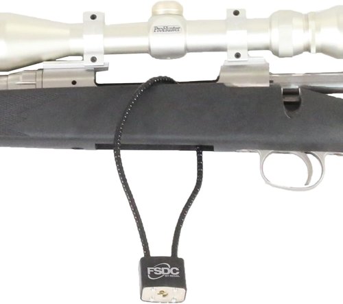 (Firearm Safety Devices - FSDC-CL1020RKD 15" Gun Cable Lock with 2 Keys - California DOJ Approved Lock - Scratch-Resistant Plastic Body & Cable Cover