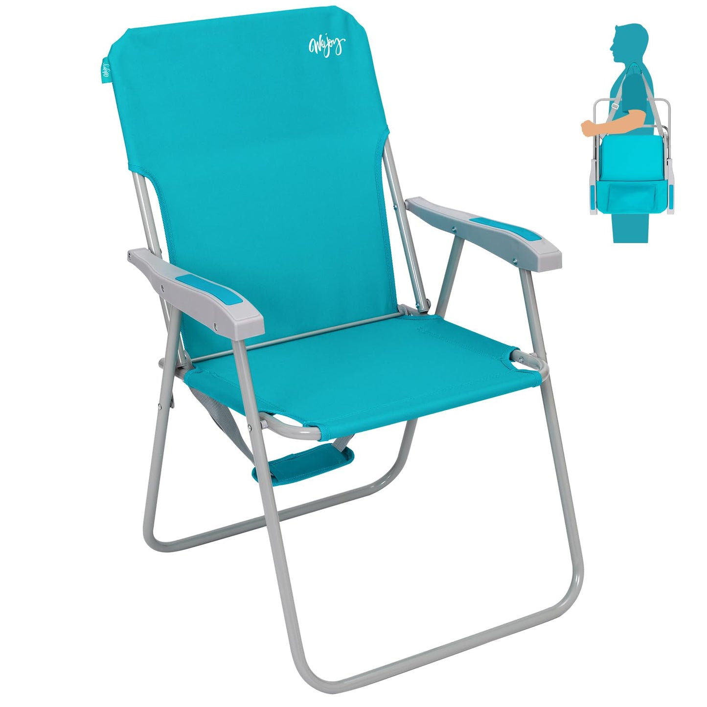 #WEJOY 2 Pack Folding Beach Chairs