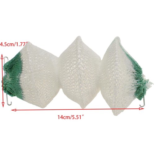OZXNO Lantern Mantles Insta-Clip 2#95 Mantles 3-Layer Accordion Shape Gas Lamp/Lantern Mantles with 2 Install Clip (6pcs), White