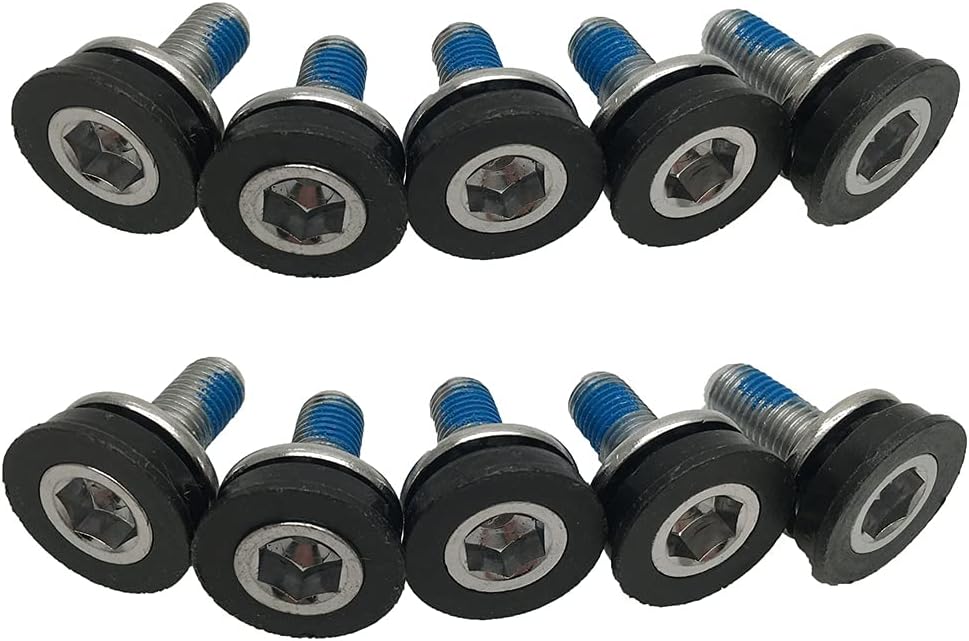 Bike Hex Crank Arm Bolts Spindle 8mm Allen Key Bolt Screws Capless Bottom Bracket for Cycling Bicycle Axle