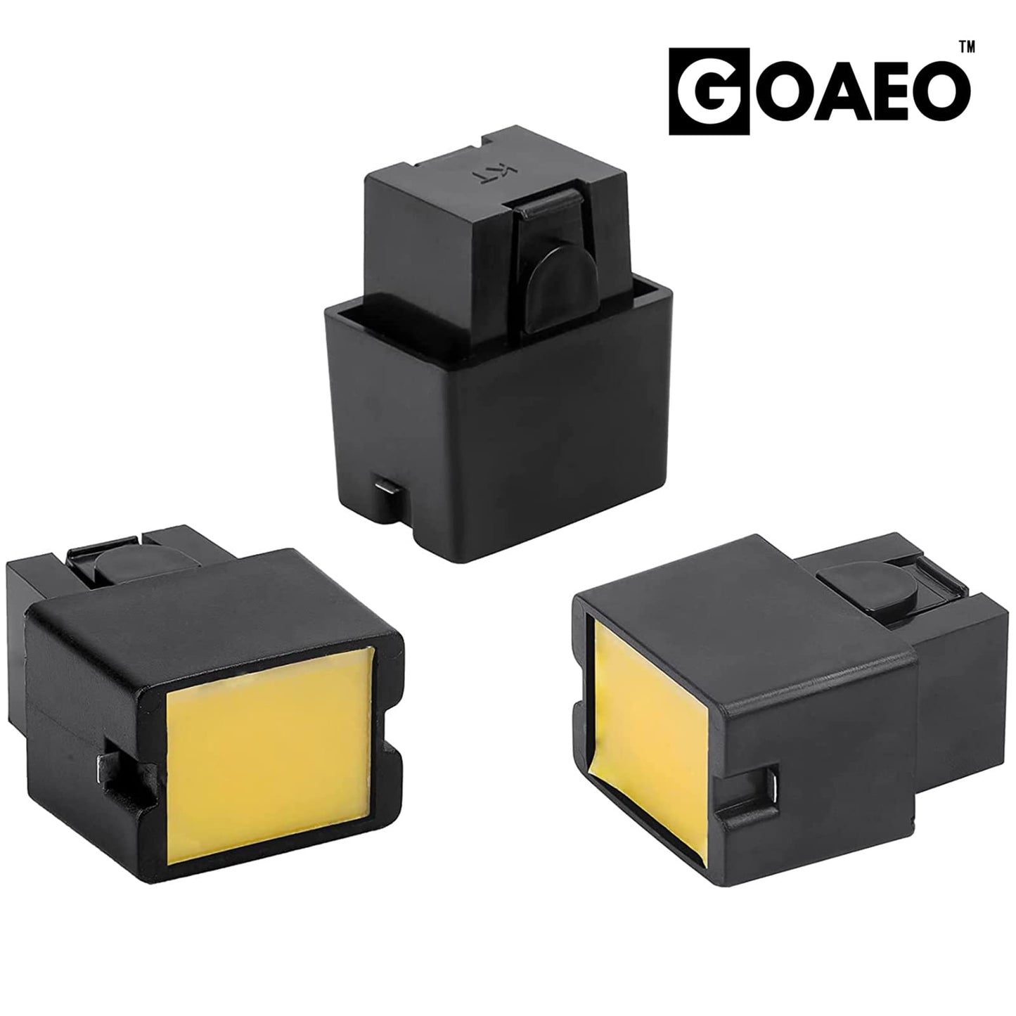 GOAEO Self-Defense Heavy Duty Stun Gun for Men & Women,15 Foot Range,1.80 µC Painful Charge,LED Flashlight,Safety Switch