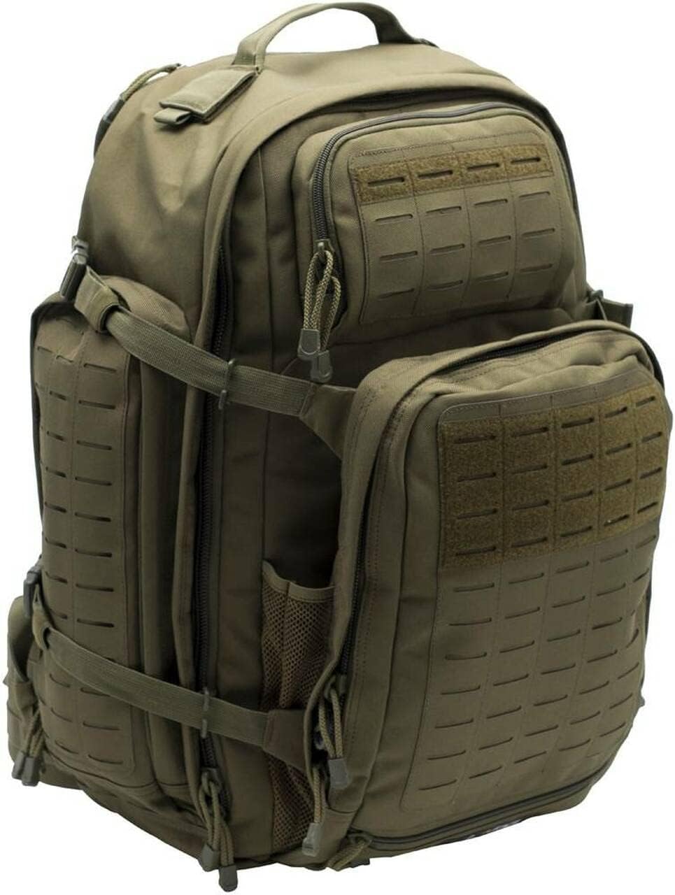 LAPG Atlas 72 Hour Tactical Backpack for Men & Women, Large Bug Out Bag with MOLLE System, Hiking Hunting Combat Backpack, Coyote