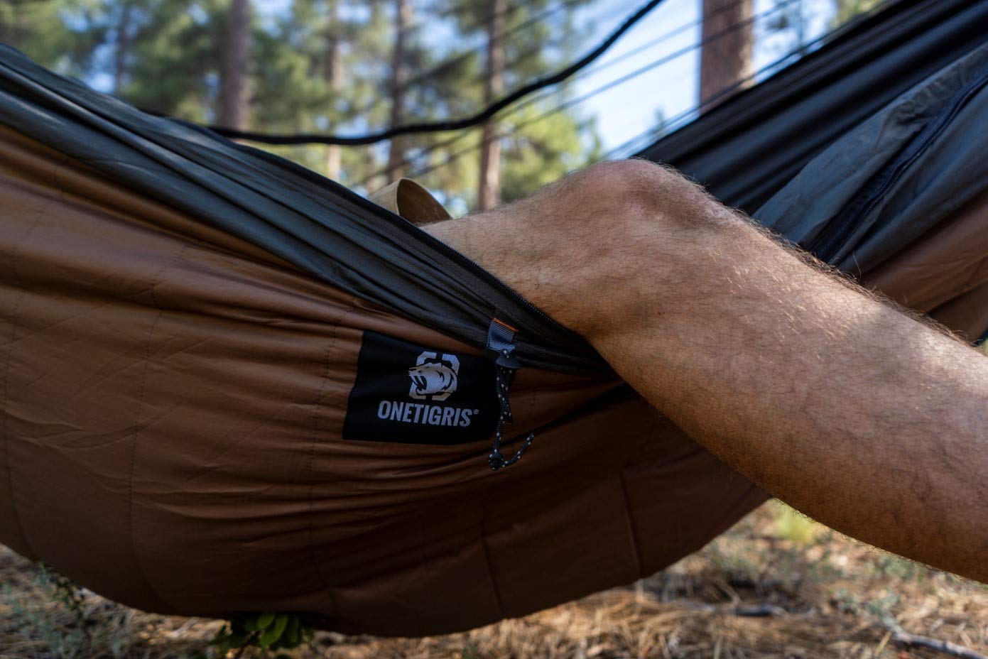 OneTigris Hideout Hammock Underquilt + Bulwark Camping Tarp + KOMPOUND Camping Hammock