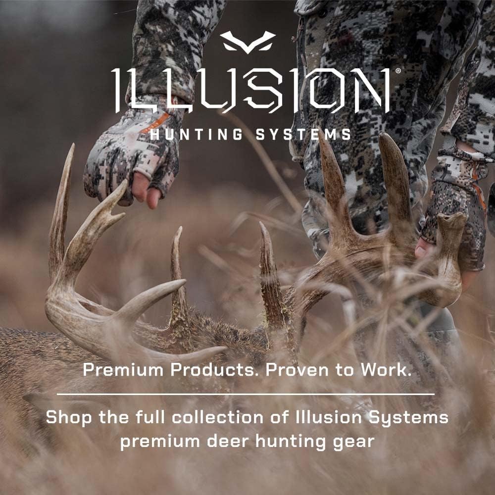 Illusion Systems Extinguisher Deer Call and Black Rack Rattling System - Patented Modislide and Bone-Core Technology - NAHC Approved - Deer Hunting Accessories and Equipment