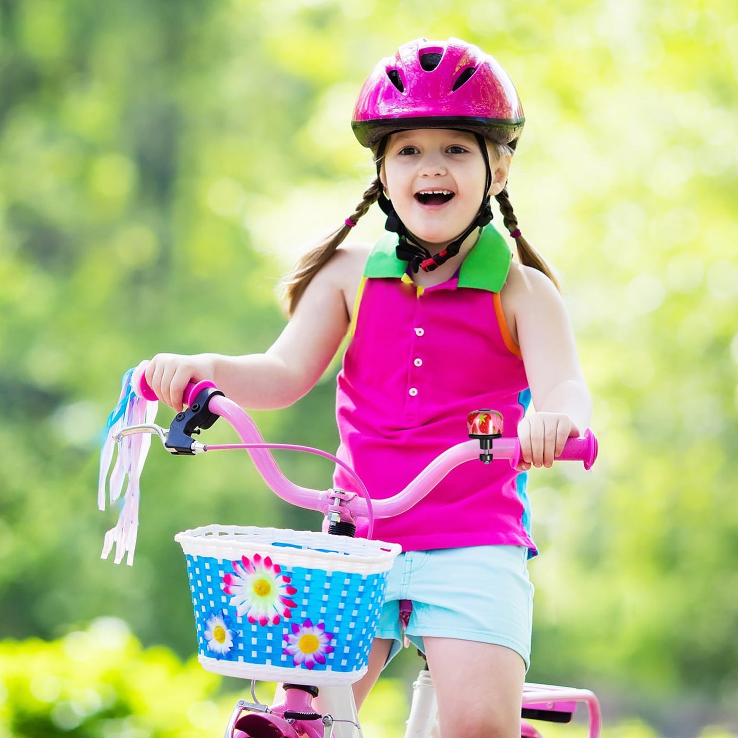 Kisangel Aluminum Oxidation Bike Bell Set of 2 Durable and Stylish Bicycle Bells for Kids and Adults Perfect for Cycling Accessories