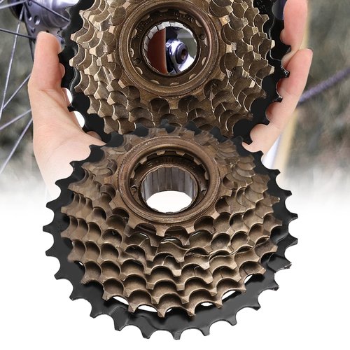 ZLXHDL Bicycle Freewheel Cassette Sprocket, Aluminium Alloy Freewheel Cassette 8 Speed Bike Gear Mountain Bike Replacement Accessory for Mountain Bike