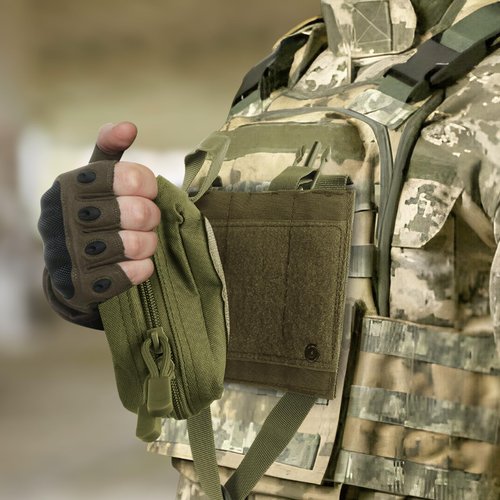 ZZY Tactical EMT Pouch, Upgrade IFAK Tear-Away First Aid Kit Tactical Small Belt First Aid Pouch Molle Medical Pouches for Travel, Outdoor Hiking, Hunting