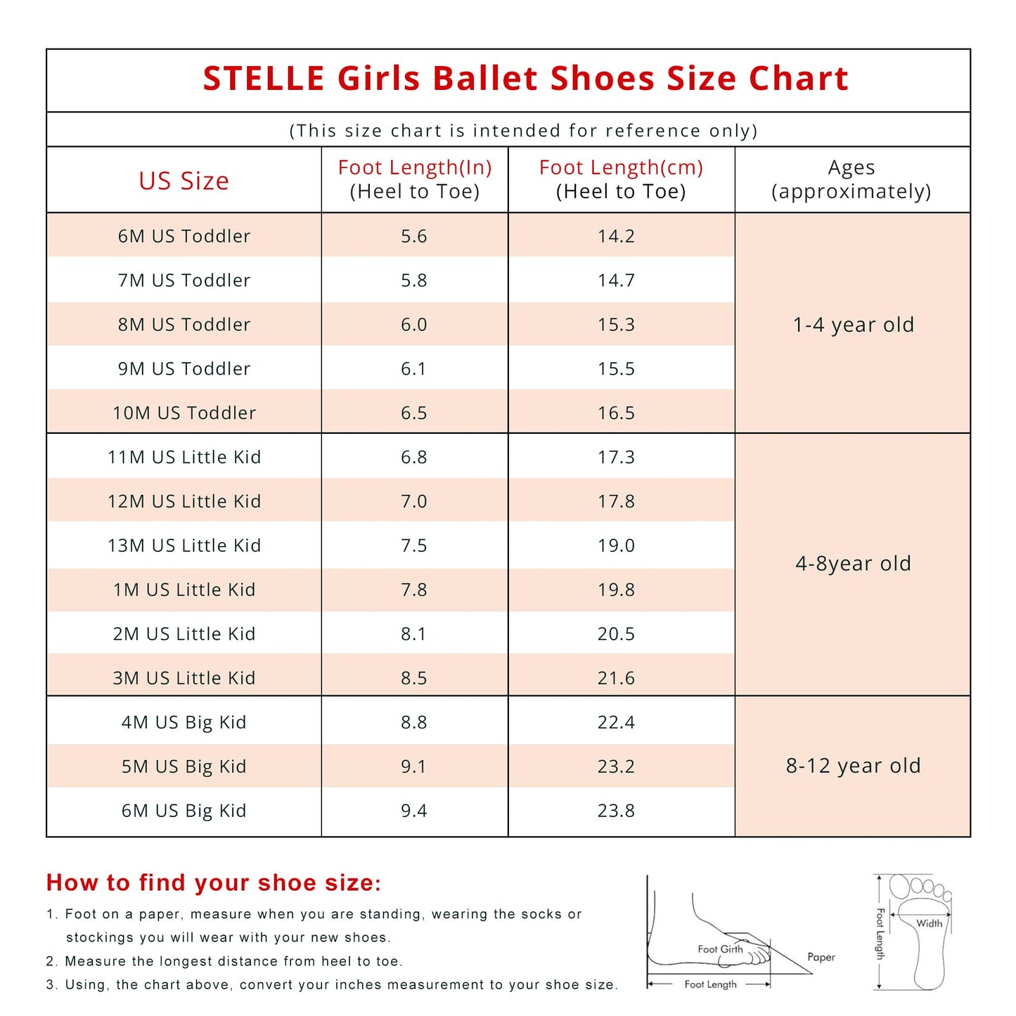 Stelle Canvas Ballet Shoes Toddler Girls Ballet Slippers No-Tie Boys Dance Shoes