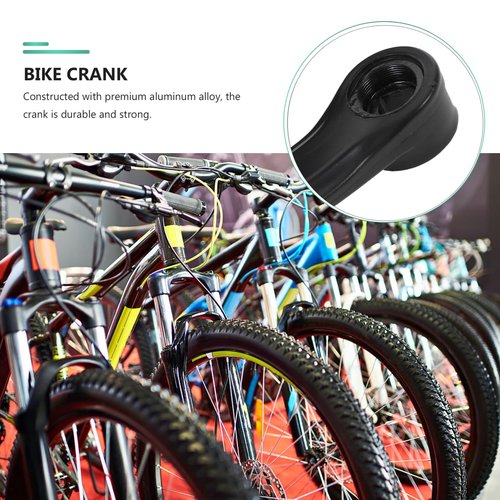 BIUDECO Bike Crank Left Arm Mountain Bike Pedal Handle Bike Crank Leg Pedal Crank Mongoose Bike Parts Step Stools for Adults 170mm Crank Arm Bikes Bike Crank Tool Square Mechanic