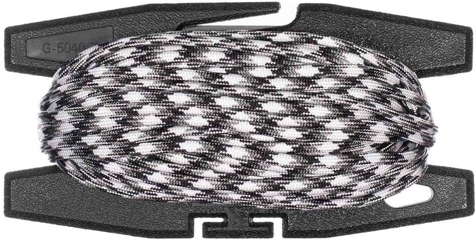 Paracord Spool Tool with 50 Feet of 550 7 Inner Strand Parachute Cord