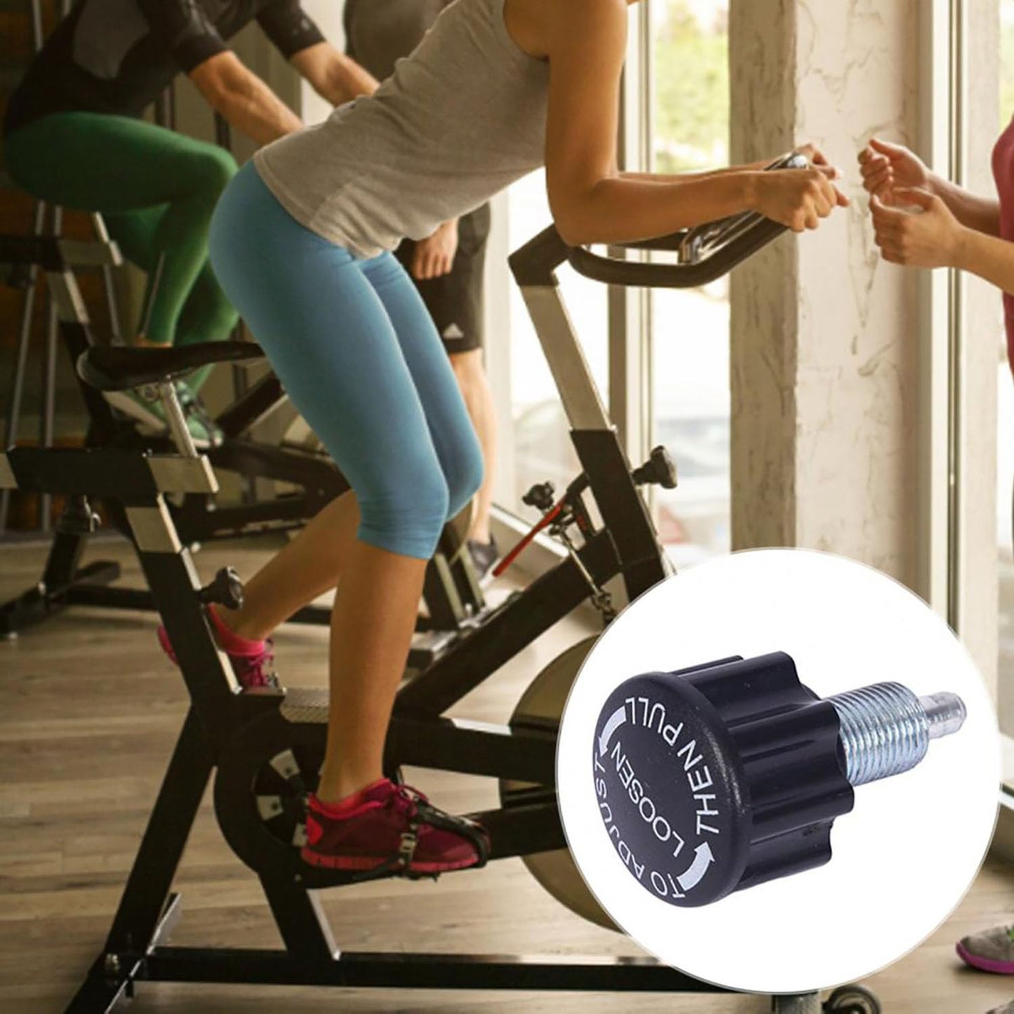Lovelysp M16 Pop Pull Pin Knob Indoor Exercise Bike Locking Pin Pull Pin Spring Knob Exercise Pull Knob-1PCS
