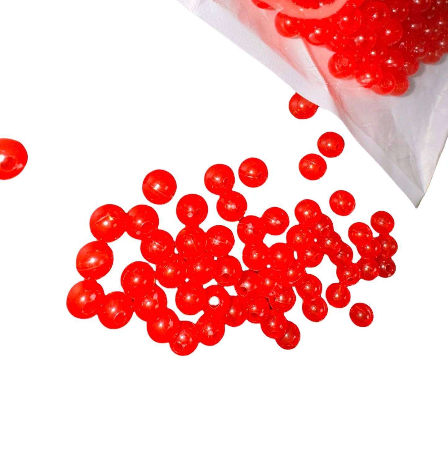 KAYYIPEX Fishing Beads for Catfish,Match with Fishing line,6mm,70/200 per Pack