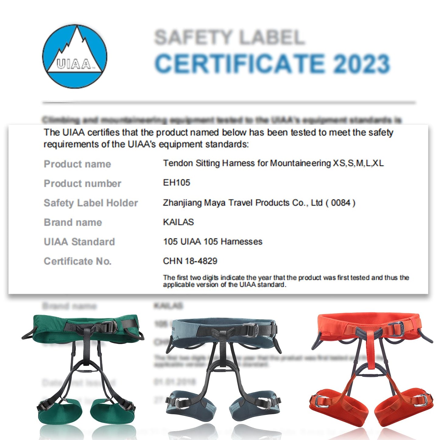 KAILAS B3 Rock Climbing Harness Men Adjustable Roofing Harness Indoor Climbing Rappelling Harness Women Protect Durable