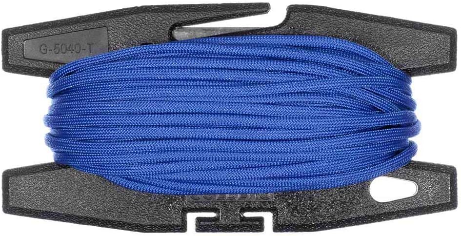 Paracord Spool Tool with 50 Feet of 550 7 Inner Strand Parachute Cord